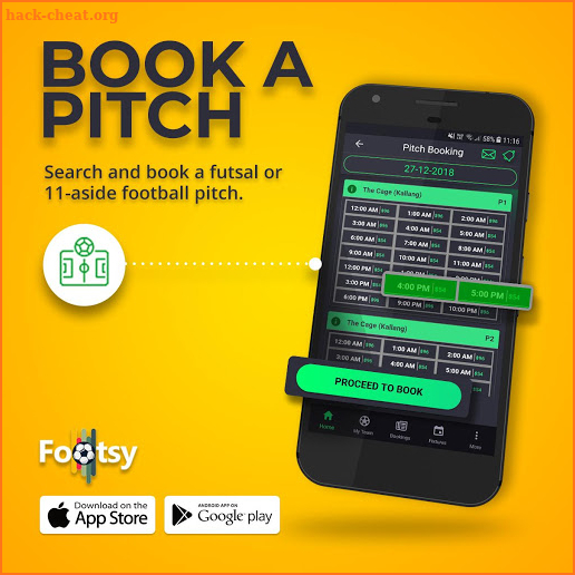 Footsy App screenshot