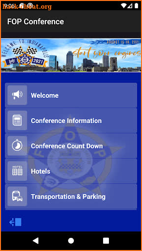 FOP Conference screenshot