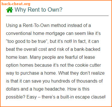 For Rent - Rent to Own Homes screenshot