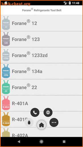 Forane® Refrigerants Tool Belt screenshot