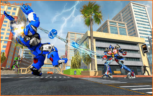 Force Strike Hammer Robot War screenshot