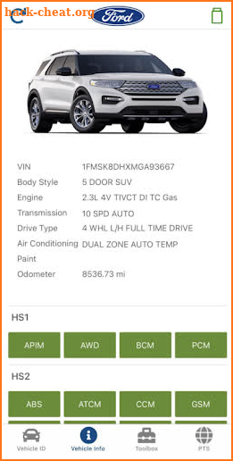 Ford DiagNow screenshot