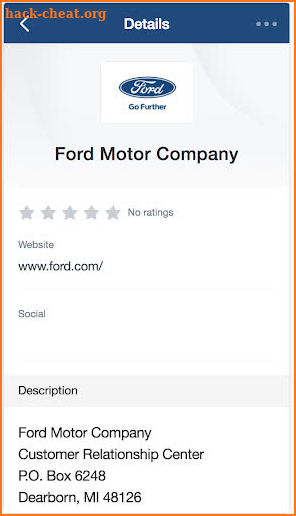 Ford Events screenshot