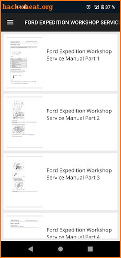 Ford Expedition Workshop Service Manual screenshot