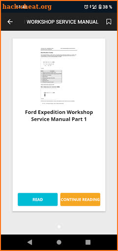 Ford Expedition Workshop Service Manual screenshot
