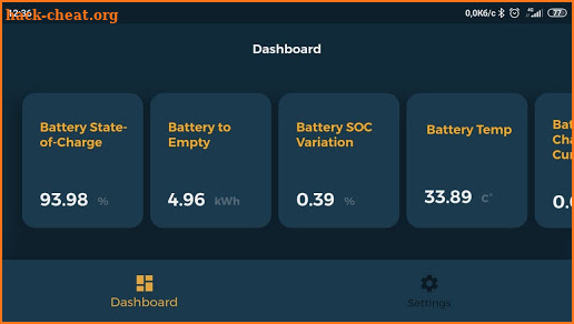 Ford HVB (battery diagnosic app) screenshot
