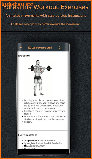 Forearms Workout Exercises screenshot