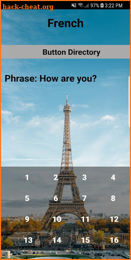 Foreign Language phrases (French, Spanish, Hindi) screenshot