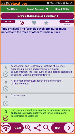 Forensic nursing  Exam Review  screenshot