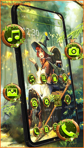 Forest Camping Girl Theme screenshot