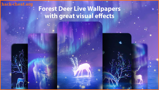 Forest Deer Live Wallpaper & Launcher Theme screenshot