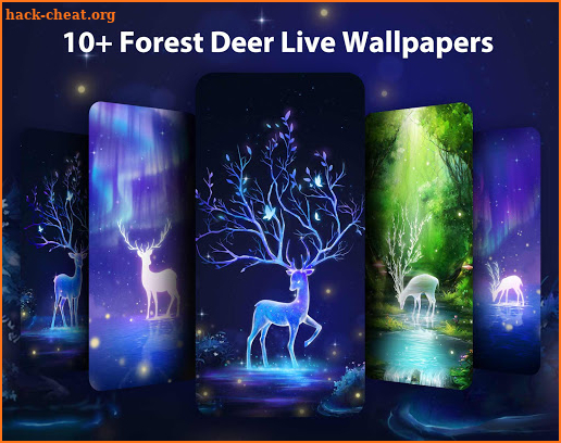 Forest Deer Live Wallpaper & Launcher Theme screenshot
