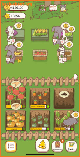 Forest Farm & Diner - cooking delicious vegetables screenshot