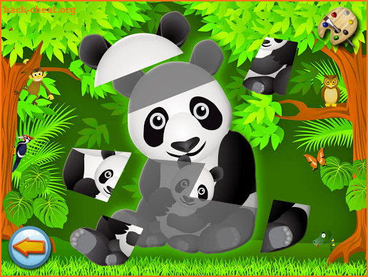Forest - Kids Coloring Puzzles screenshot
