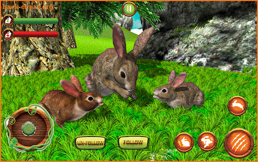 Forest Pet Bunny Simulator – Wild Rabbit Games screenshot