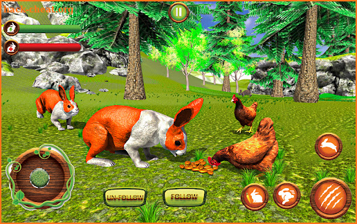 Forest Pet Bunny Simulator – Wild Rabbit Games screenshot