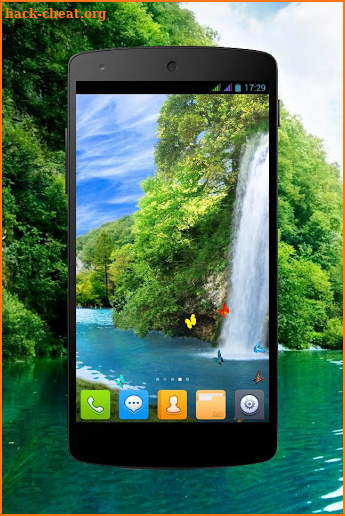 Forest Waterfall Live Wallpaper screenshot