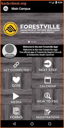 Forestville Baptist Church screenshot