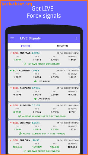 Forex Signals - BIG Trade screenshot