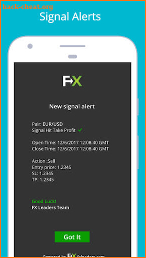 Forex Signals - Live Buy/Sell Signals by FXLeaders screenshot