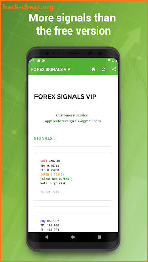 FOREX SIGNALS VIP screenshot