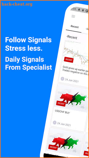 Forex Trading Signals and Alerts Daily App Premium screenshot