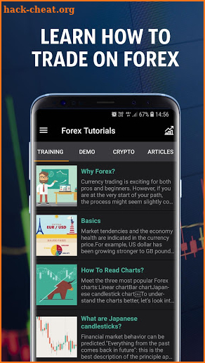 Forex Tutorials - Forex Trading Simulator screenshot