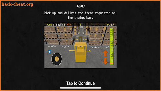 Forklift Warehouse Challenge screenshot