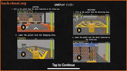 Forklift Warehouse Challenge screenshot