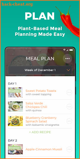 Forks Meal Planner screenshot