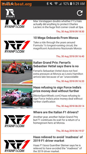 Formula 1 News and Information - latest F1 Updates screenshot