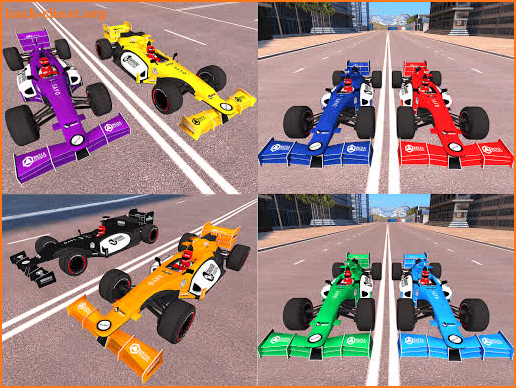 formula car racing game – infinite city chase screenshot