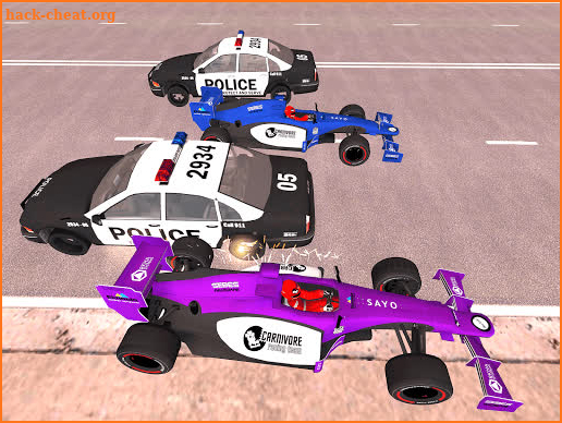 formula car racing game – infinite city chase screenshot