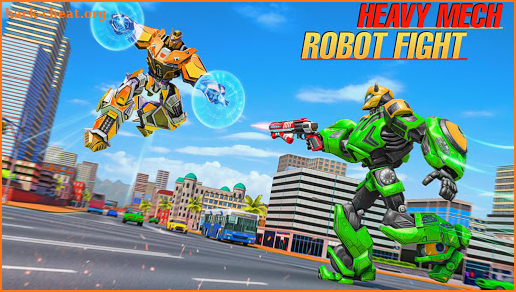 Formula Robot Car Game – Bee Robot Transform Game screenshot