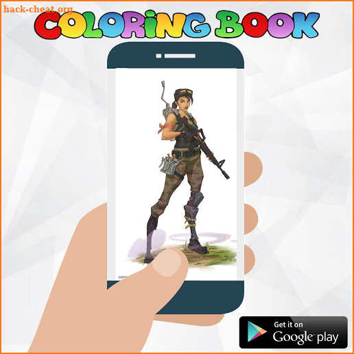 Fort Battle Royale Coloring Book screenshot