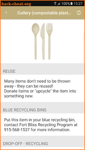Fort Bliss Recycling screenshot