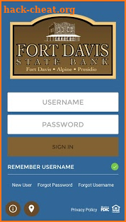 Fort Davis State Bank screenshot