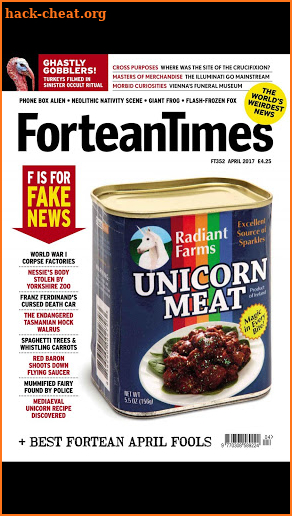 Fortean Times Magazine screenshot