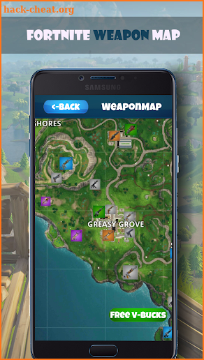 Fortnite Chest Map Free Battle Pass screenshot