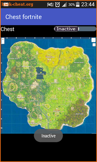 Fortnite Map With Chests and Llamas screenshot