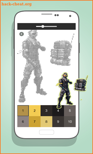 Fortnite Pixel Art Games Color By Number screenshot