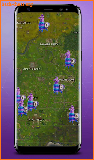 Fortnite Rare Llama Location Map screenshot