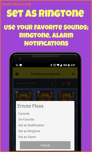 Fortnite Soundboard - Emotes, Dances, Weapon +More screenshot