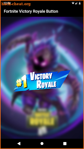 Fortnite Victory Royale Button screenshot