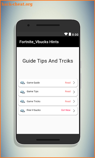 Fortnite_Vbucks Hints screenshot