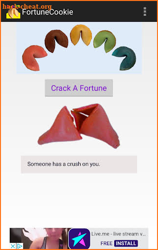 Fortune Cookie App screenshot