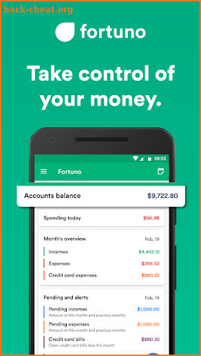 Fortuno: Track Expenses screenshot