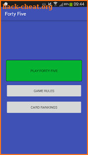 Forty Five Card Game (45) screenshot