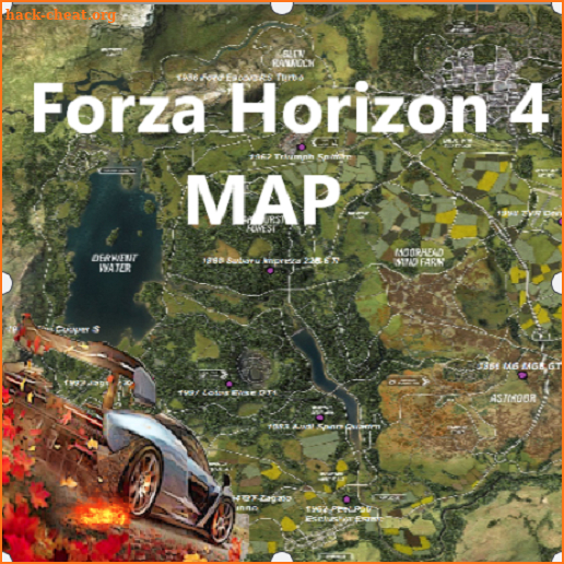 forza horizon 4 Map and guide screenshot