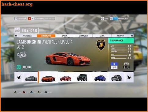 Forza Horizon & MotorCar Car Tracker screenshot